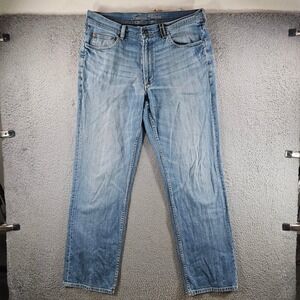 Indigo Palms Tommy Bahama Mens Classic Fit Jeans Light Wash Blue 36x34 Denim